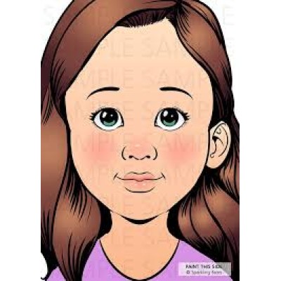 Sparkling Face Practice Board - Angelina